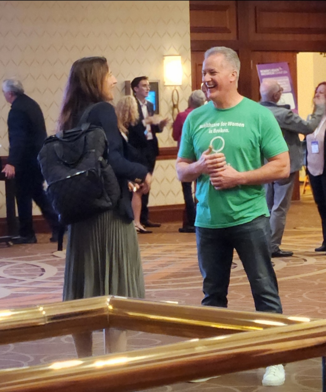 Matt advocating for healthcare